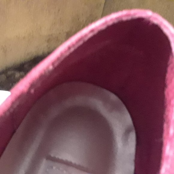 Flats shoes Size: 6.5 vintage Cara Leigh red suede - Picture 3 of 6